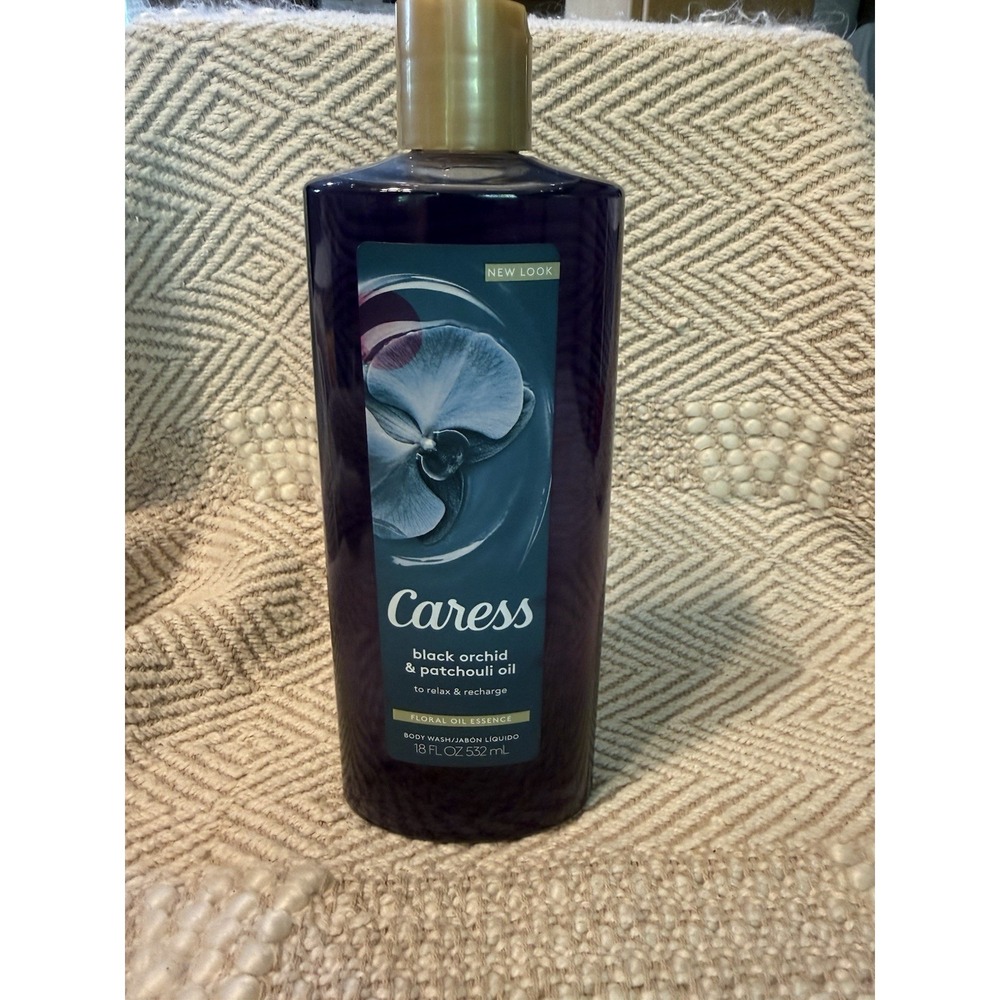 Caress Fine Fragrance Sheer Twilight Black Orchid & Juniper Oil Body Wash 18 Oz.